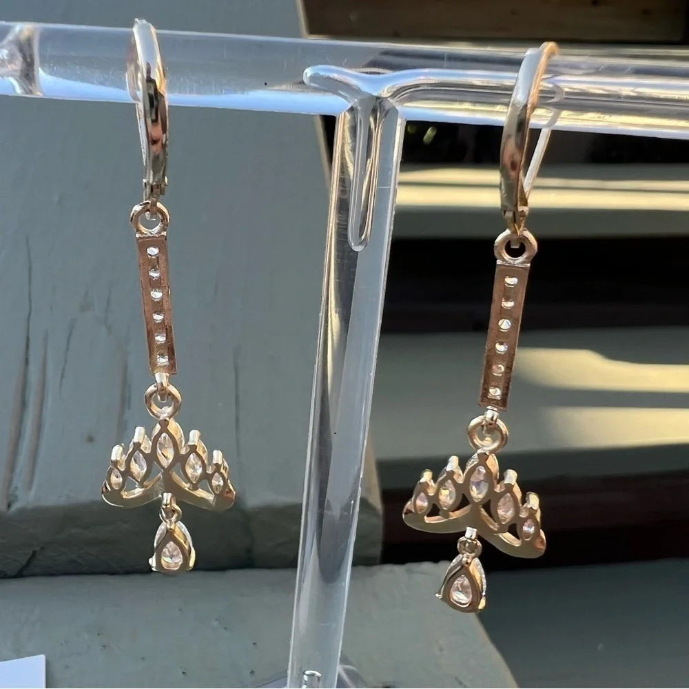 Chandelier Gold Plated Fashion Jewelry Earrings